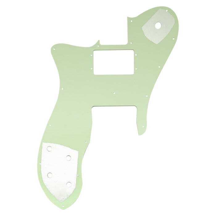 Musiclily Pro 16穴 Wide Rangeハムバッカー TLテレカスタムピックガード USA/メキシコFender 72 Tele Customスタイルなエレキギター用 4プライ エイジドホワイトパール