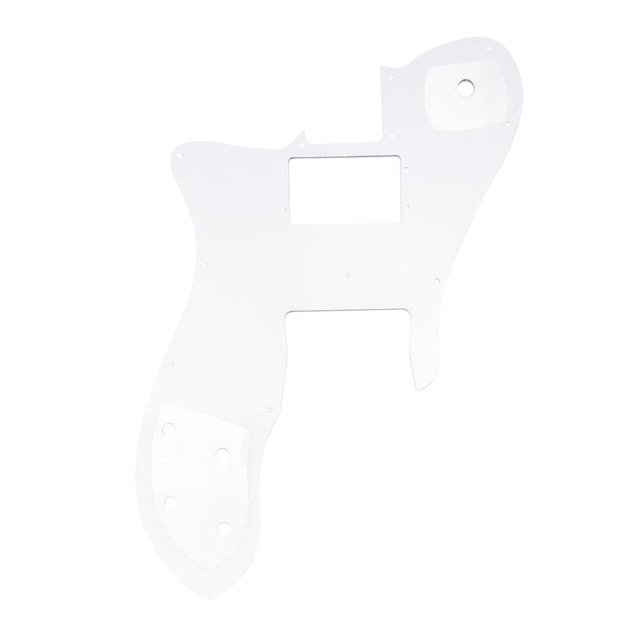Musiclily Pro 16穴 Wide Rangeハムバッカー TLテレカスタムピックガード USA/メキシコFender 72 Tele Customスタイルなエレキギター用 4プライ エイジドホワイトパール