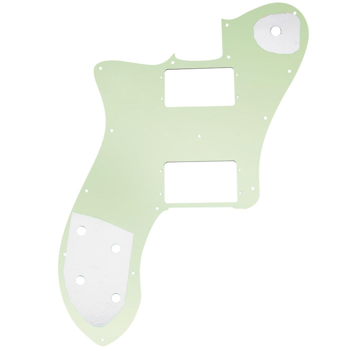 Musiclily Pro 15穴 Wide Range HH TLテレデラックスピックガード メキシコFender 72 Tele Deluxeスタイルなエレキギター用 4プライ エイジドホワイトパール