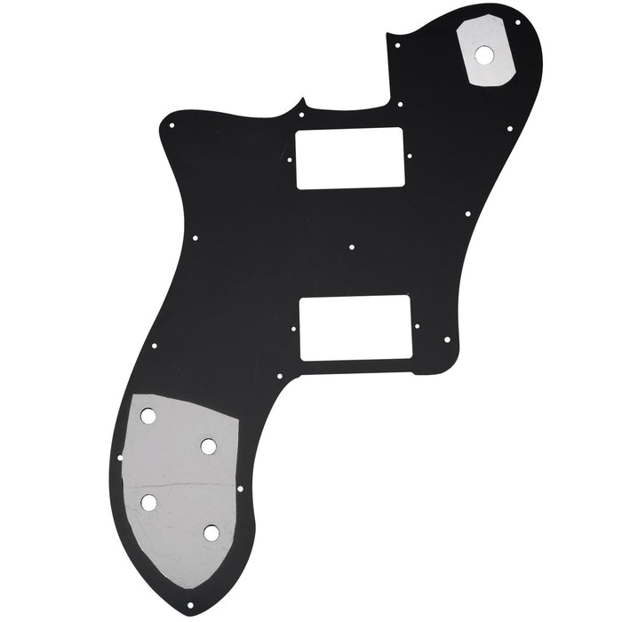 Musiclily Pro 15穴 カバードHH TLテレデラックスピックガード メキシコFender 72 Tele Deluxeスタイルなエレキギター用 4プライ エイジドホワイトパール