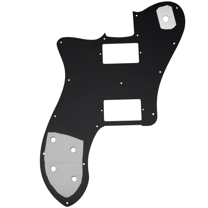 Musiclily Pro 15穴 カバードHH TLテレデラックスピックガード メキシコFender 72 Tele Deluxeスタイルなエレキギター用 4プライ エイジドホワイトパール