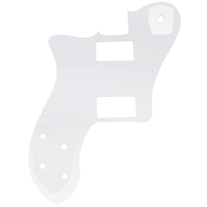 Musiclily Pro 15穴 カバードHH TLテレデラックスピックガード メキシコFender 72 Tele Deluxeスタイルなエレキギター用 4プライ エイジドホワイトパール