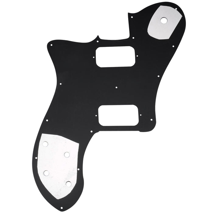 Musiclily Pro 15穴 カバーなしHH TLテレデラックスピックガード メキシコFender 72 Tele Deluxeスタイルなエレキギター用 4プライ エイジドホワイトパール