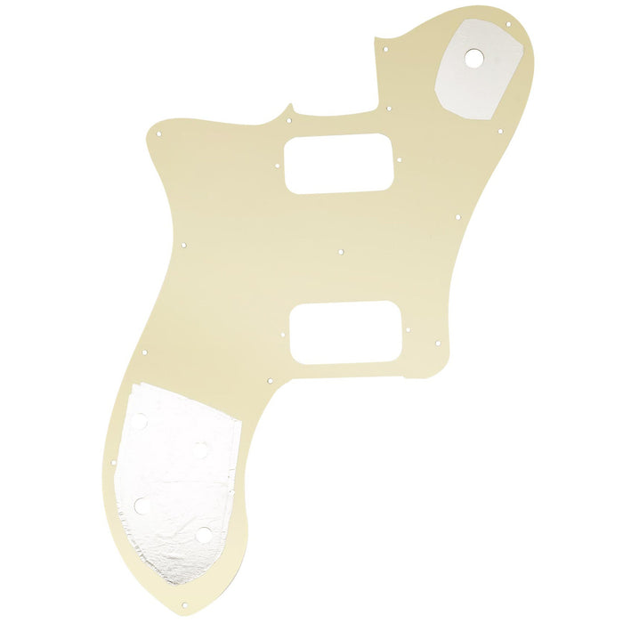 Musiclily Pro 15穴 カバーなしHH TLテレデラックスピックガード メキシコFender 72 Tele Deluxeスタイルなエレキギター用 4プライ エイジドホワイトパール