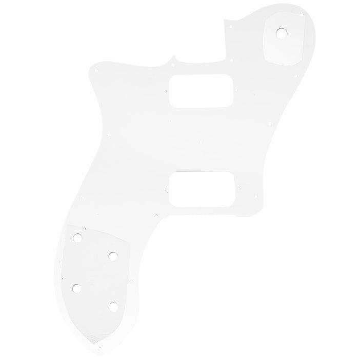 Musiclily Pro 15穴 カバーなしHH TLテレデラックスピックガード メキシコFender 72 Tele Deluxeスタイルなエレキギター用 4プライ エイジドホワイトパール