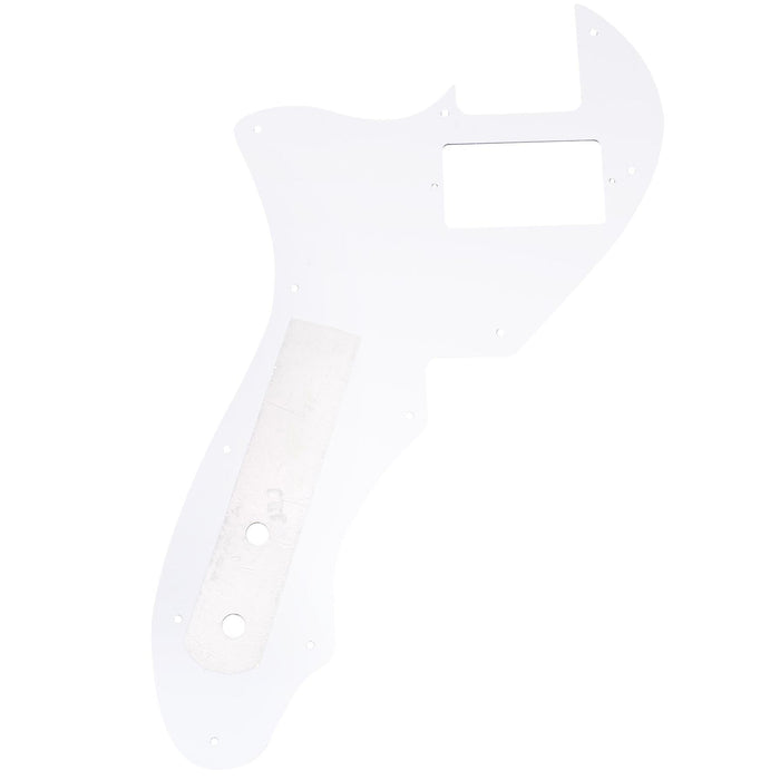 Musiclily Pro 11穴 シングルH TLテレシンラインピックガード USA Fender 69 Tele Thinlineスタイルなエレキギター用 4プライ エイジドホワイトパール
