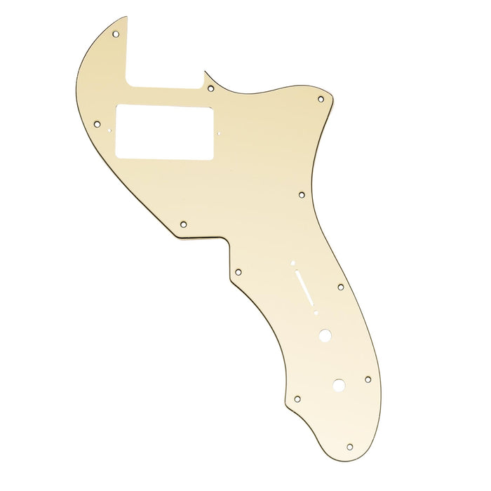 musiclily pro 11 holes single h guitar pickguard for usa fender 69 tele thinline style electric guitar mx2459p cream
