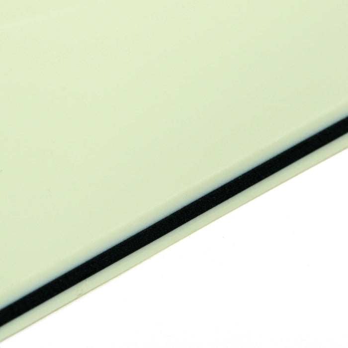 Musiclily Pro 11穴 シングルH TLテレシンラインピックガード USA Fender 69 Tele Thinlineスタイルなエレキギター用 4プライ エイジドホワイトパール