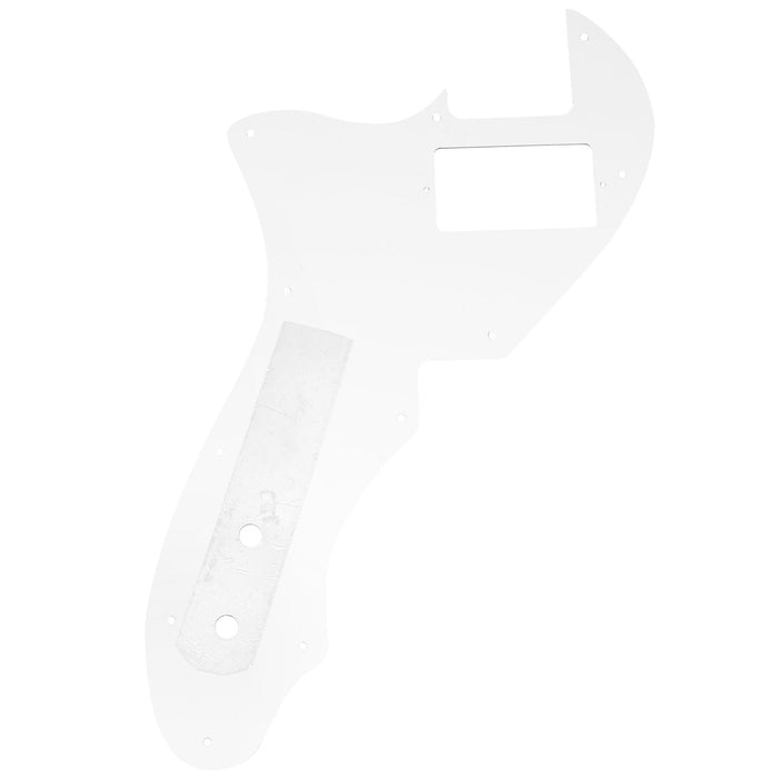 Musiclily Pro 11穴 シングルH TLテレシンラインピックガード USA Fender 69 Tele Thinlineスタイルなエレキギター用 4プライ エイジドホワイトパール