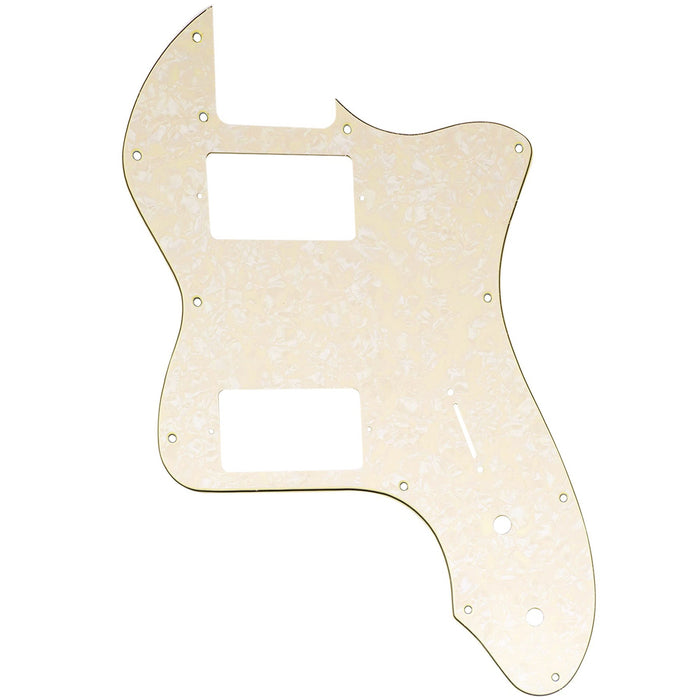 musiclily pro 12 holes covered hh guitar pickguard for usa mexico fender 72 tele thinline style electric guitar mx2460p