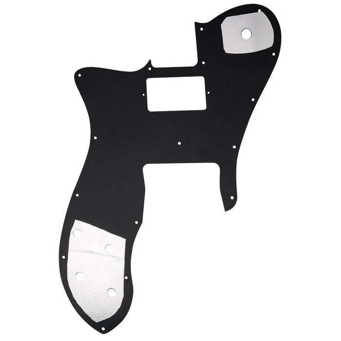 Musiclily Pro 16穴 シングルH TLテレカスタムピックガード USA/メキシコFender 72 Tele Customスタイルなエレキギター用 4プライ エイジドホワイトパール