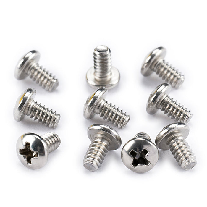 musiclily pro unc 6 32 1 4 inch stainless steel mounting screws for guitar bass crl oak switch mx2471 10