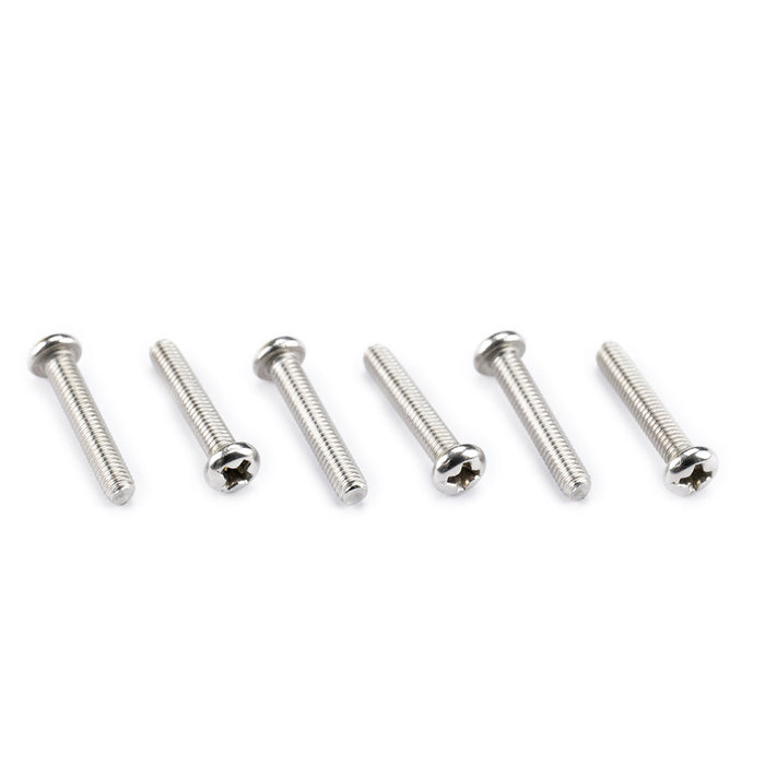 Part of musiclily pro metric m3 16mm steel saddle intonation screws for imported electric guitar bass bridge mx2472 6p