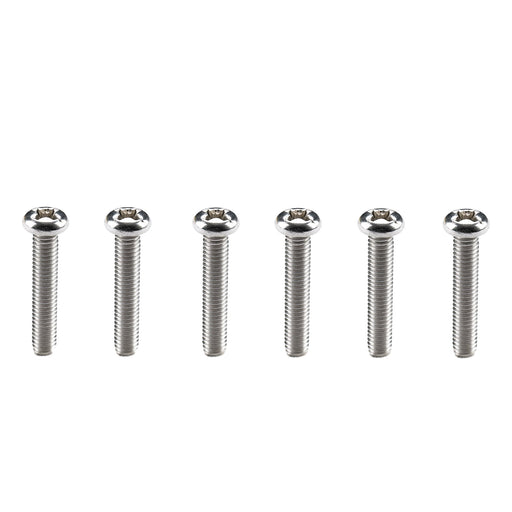musiclily pro metric m3 16mm steel saddle intonation screws for imported electric guitar bass bridge mx2472 6p