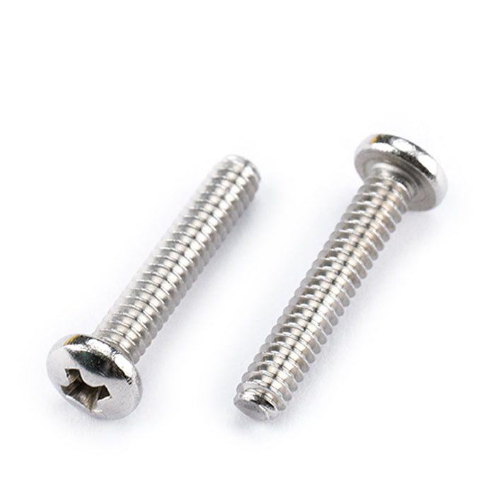 detail of musiclily pro unc 4 40x5 8 inch stainless steel saddle intonation screws for american electric guitar bass bridge mx2473 6
