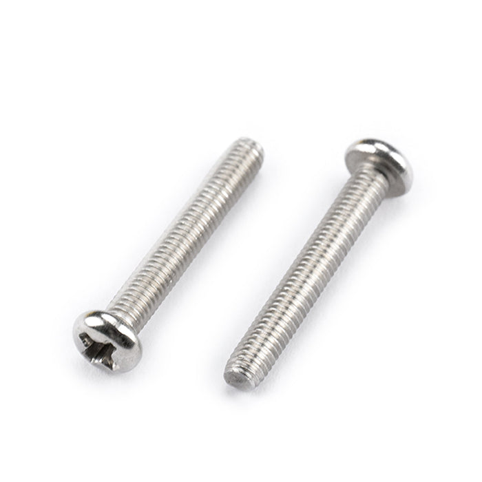 Musiclily Pro Metrische M3X20mm Stahlsattelintonationsschrauben für importierten Elektrogitarren- und Bassbrücken, Set von 6