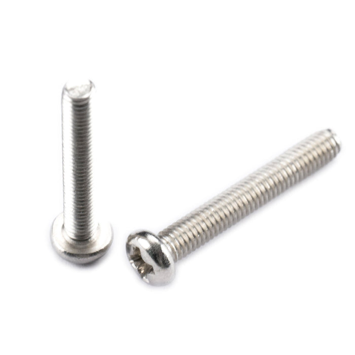 Musiclily Pro Metrische M3X20mm Stahlsattelintonationsschrauben für importierten Elektrogitarren- und Bassbrücken, Set von 6