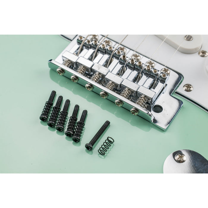 Application of musiclily pro metric m3 20mm steel saddle intonation screw and spring set for imported electric guitar bass bridge mx2474 6mx2491 6p