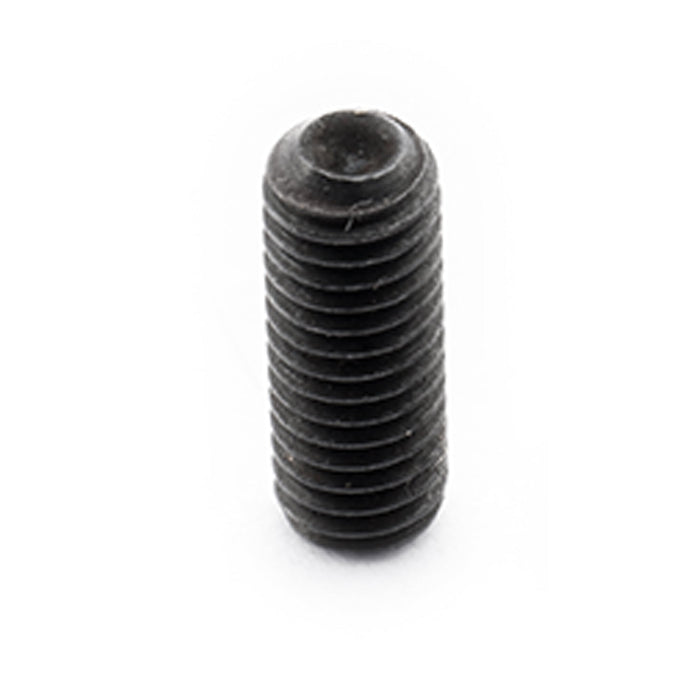detail of musiclily pro metric m3 8mm stainless steel saddle height adjustment screws for imported electric guitar bass bridge mx2476