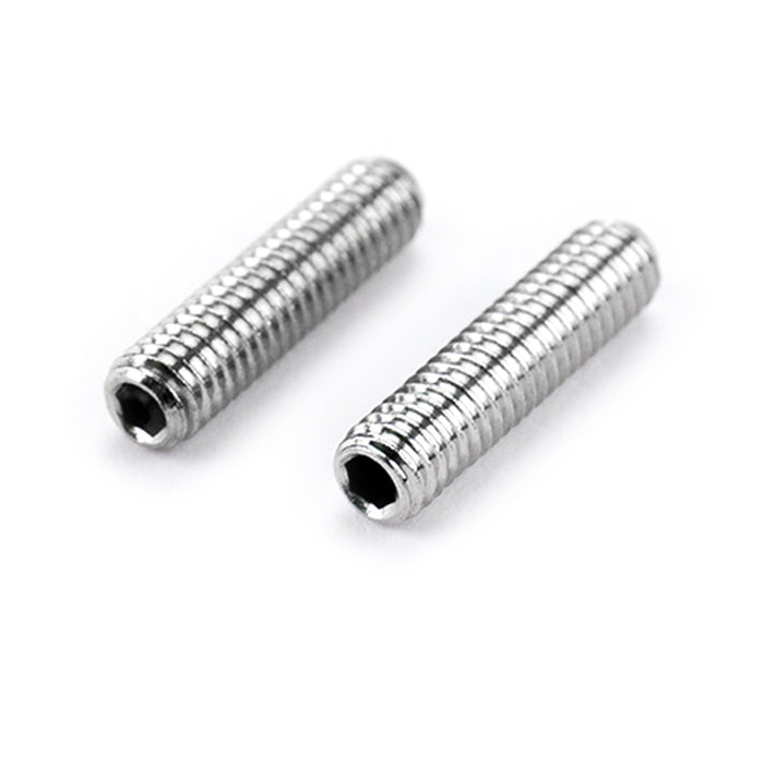 Musiclily Pro Metrische M3x12mm Stahl Sattelhöhenverstellschrauben für importierte E-Gitarren- und Bassbrücken, Set von 12