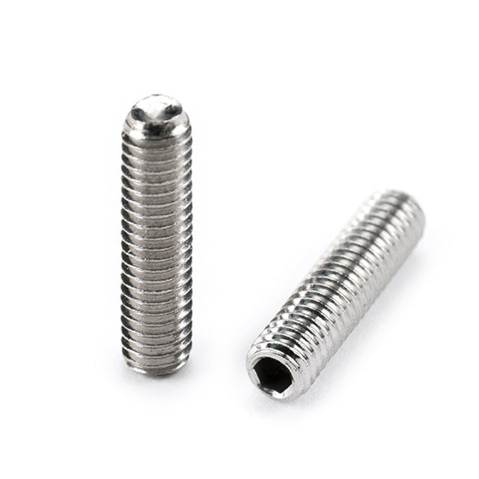 Musiclily Pro Metrische M3x12mm Stahl Sattelhöhenverstellschrauben für importierte E-Gitarren- und Bassbrücken, Set von 12