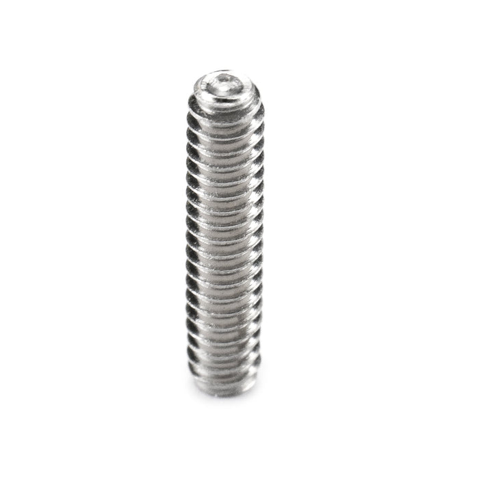 detail of musiclily pro unc 4 40 1 2 inch steel saddle height adjustment screws for american electric guitar bass bridge mx2481
