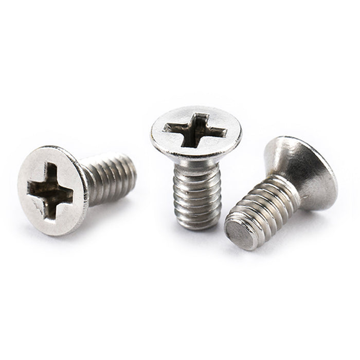 musiclily pro unc 8 32x3 8 inch stainless steel phillips countersunk mounting screws for american strat style electric guitar tremolo block mx2482 3