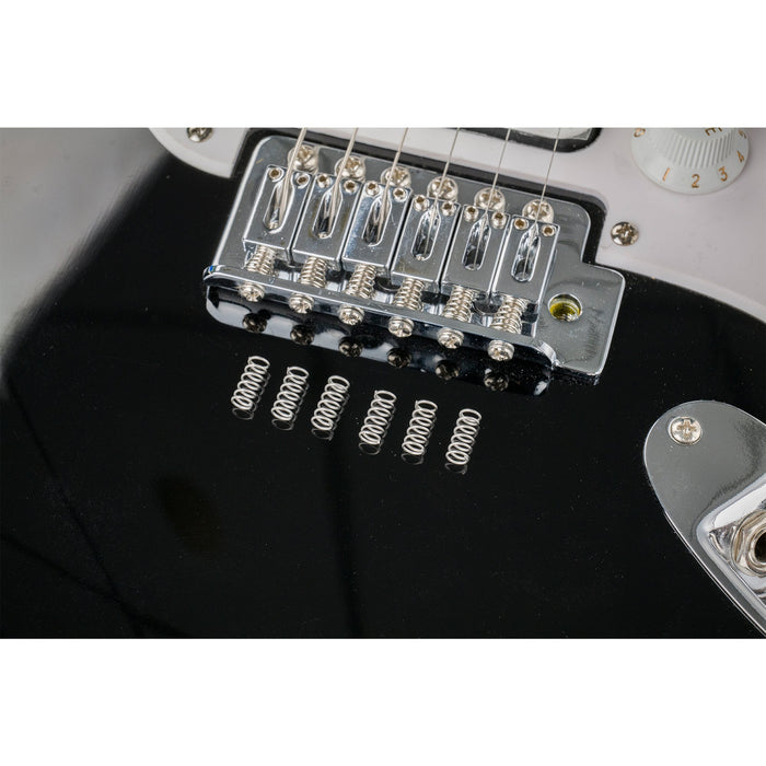 Application of musiclily pro 10x4 5mm steel spring for electric guitar bass bridge saddle set of 20 mx2491 20
