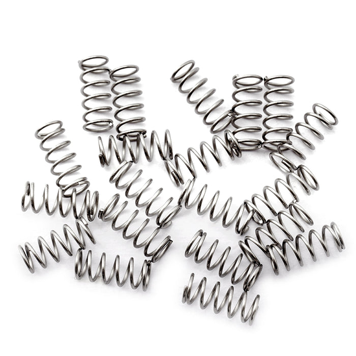 musiclily pro 10x4 5mm steel spring for electric guitar bass bridge saddle set of 20 mx2491 20
