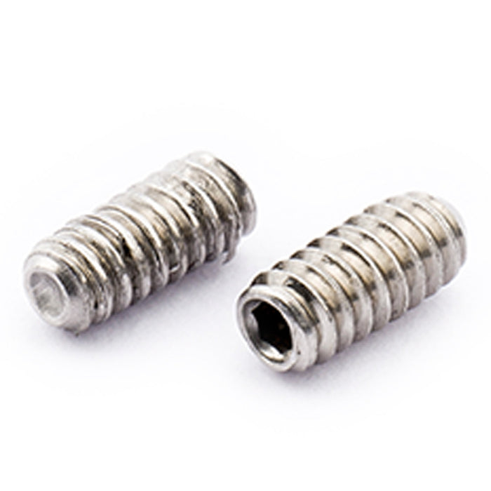 Musiclily Pro UNC#4-40X1/4インチ ステンレス鋼製 サドル高さ調整用イモネジ アメリカ製エレキギターベースのブリッジ用 オリジナルカラー(12本セット)