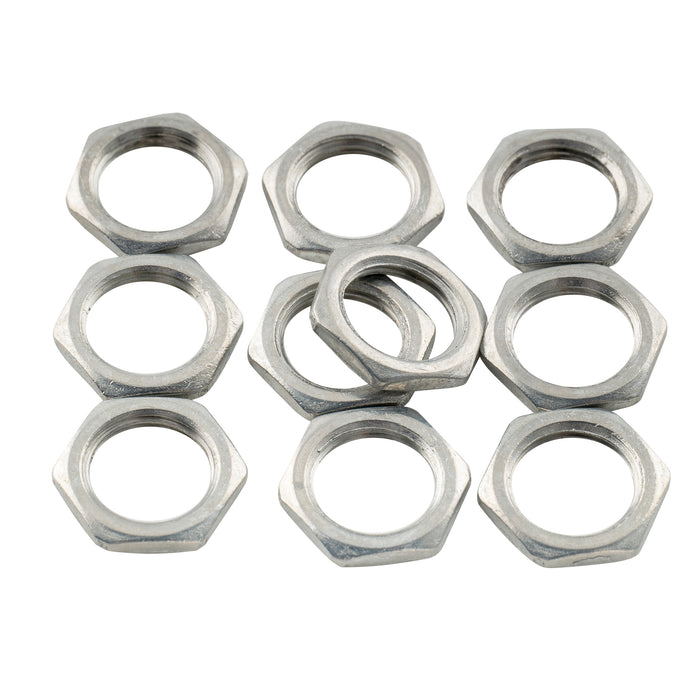 musiclily pro m9 pots mounting hex nuts flat washers set for metric potentiometers and output jack sockets mx2514 10p