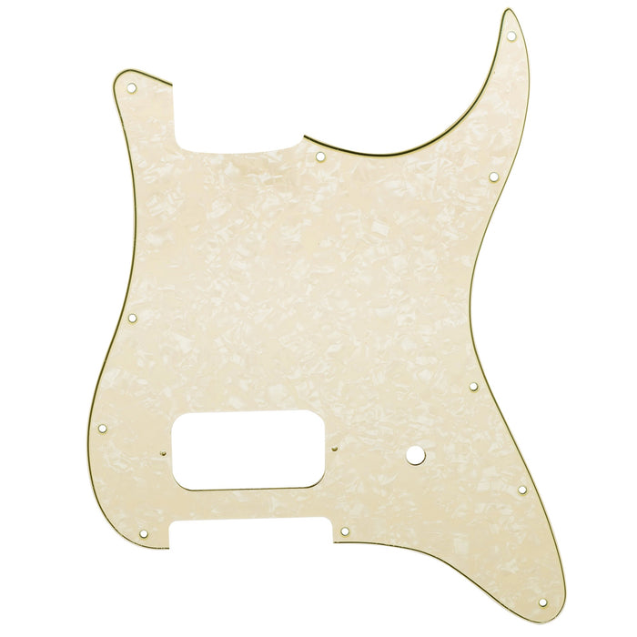 musiclily pro 11 holes single uncovered humbucker and pot slot guitar pickguard for usa mexico fender tom delonge strat style electric guitar mx2552p