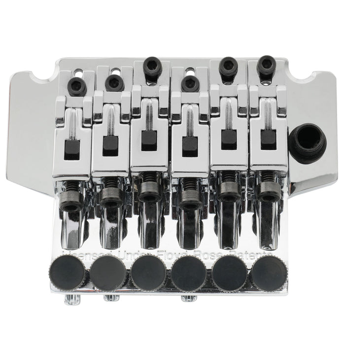 Part of musiclily pro 54mm 2 1 8 inch string spacing low profile double locking tremolo bridge with 34mm full solid brass block for fr style electric guitar mx2572cr