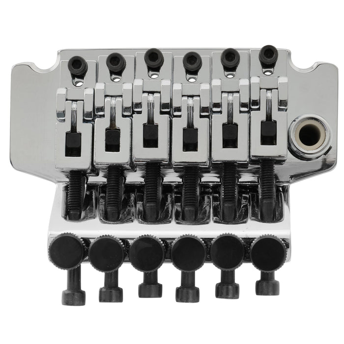 Part of musiclily pro 54mm 2 1 8 inch string spacing 34mm full solid brass block double locking tremolo bridge with push in trem arm for fr style electric guitar mx2575cr