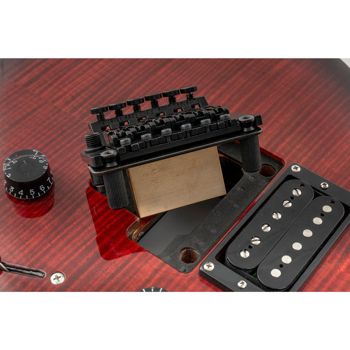 Usage show of musiclily pro m7 studs anchors and 10mm bushing mounting support bracket assembly for electric guitar fr double locking tremolo bridge system mx2579p