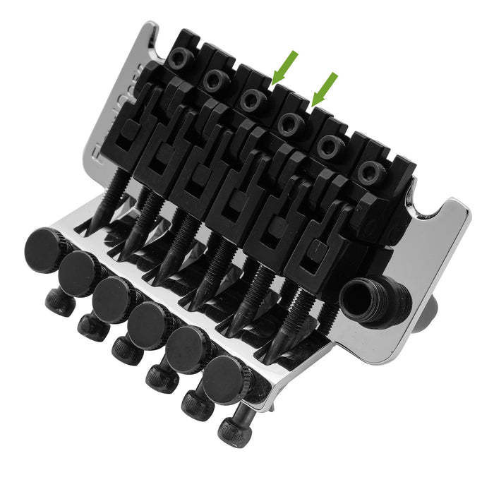 Application of musiclily pro individual 10 8mm tall saddle guitar dg 3rd 4th string saddle for floyd rose original special locking tremolo bridge mx2583p