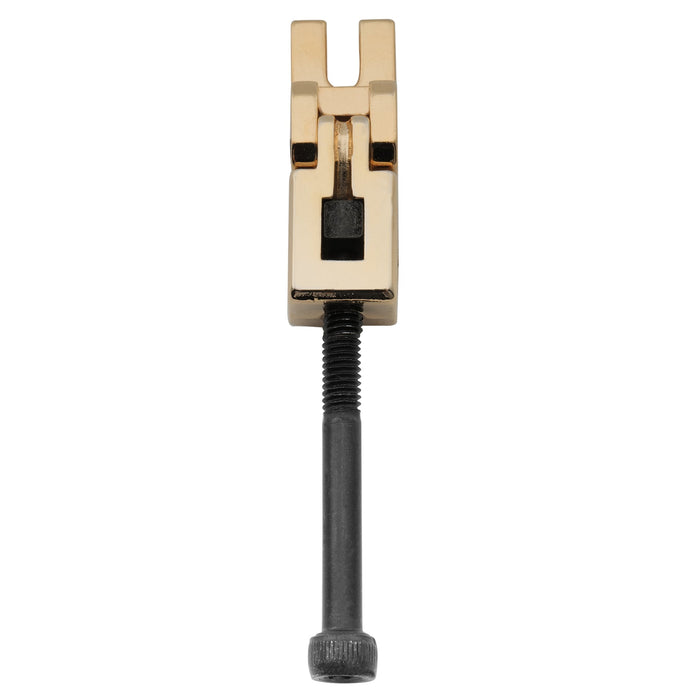 musiclily pro individual 10 8mm tall saddle guitar dg 3rd 4th string saddle for floyd rose original special locking tremolo bridge mx2583p, gold