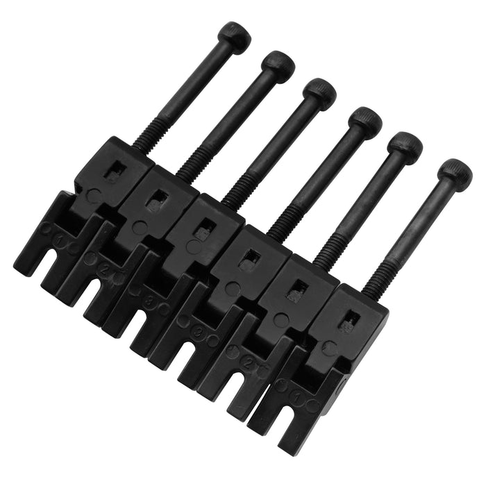 Part of musiclily pro 10 8mm guitar saddles set 6pcs for floyd rose original special locking tremolo bridge mx2584p