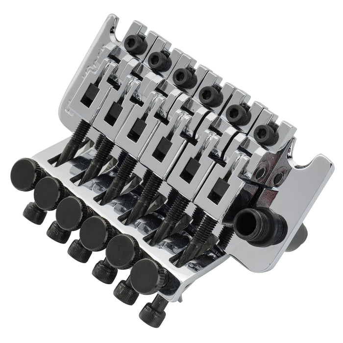 Musiclily Pro 10.8mm ギターブリッジサドルセット Floyd Roseフロイドローズ Original/Special ロッキングトレモロブリッジ用 ブラック(6個セット)