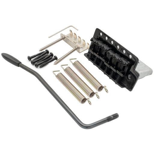 musiclily pro 52 5mm 6 screw vintage style steel bent saddles guitar tremolo bridge with 36mm short block for squier strat style electric guitar mx2586p