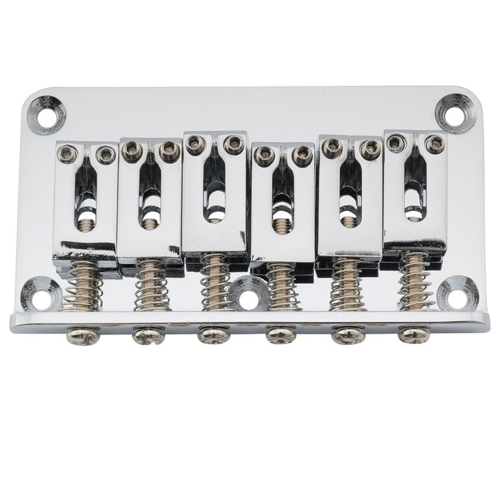 musiclily pro 52 5mm2 1 16 inch modern hardtail fixed bridge for strat tele style electric guitar mx2603p, gold