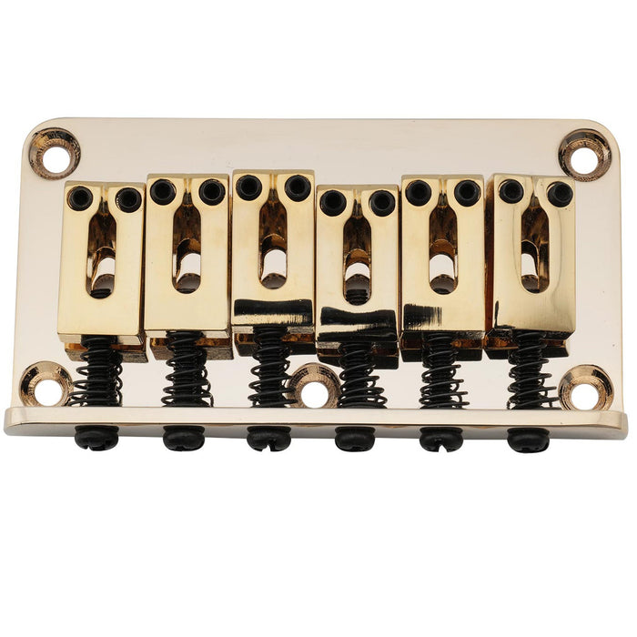 Musiclily Pro 52.5mm(2-1/16 inch) Modern Hardtail Fixed Bridge for Strat Tele Style Electric Guitar