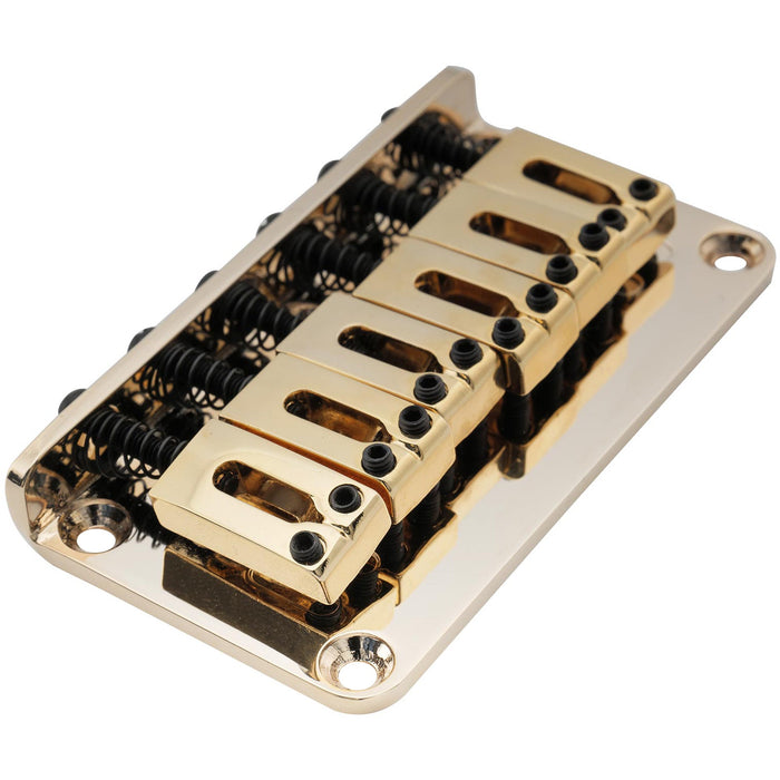 Musiclily Pro 52.5mm(2-1/16 inch) Modern Hardtail Fixed Bridge for Strat Tele Style Electric Guitar