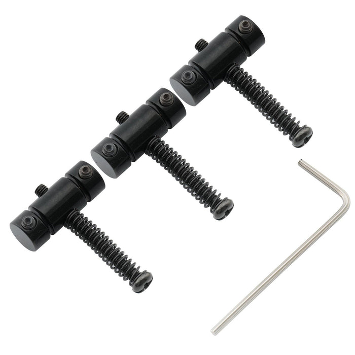 Part of musiclily pro 21mm standard barrel steel saddle for fender squier tele style electric guitar mx2614 3p