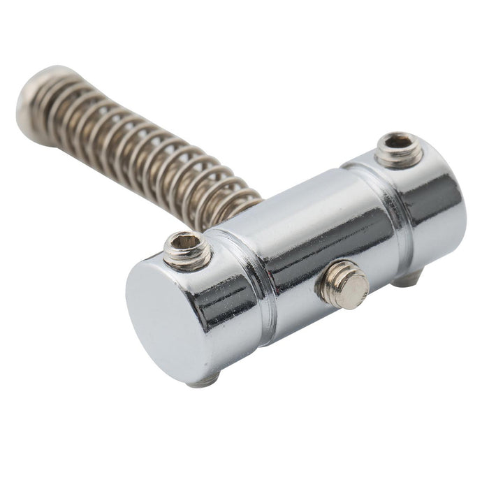 Musiclily Pro 10.8mmピッチ 鋼製 標準3連バレルサドル Fender Squier Teleテレキャスターエレキギター用 ブラック(3個セット)