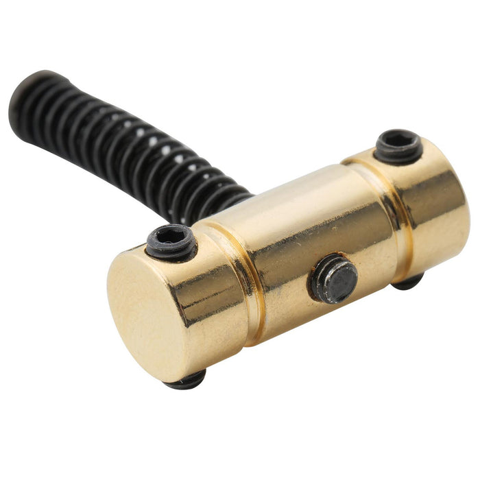 Musiclily Pro 10.8mmピッチ 鋼製 標準3連バレルサドル Fender Squier Teleテレキャスターエレキギター用 ブラック(3個セット)