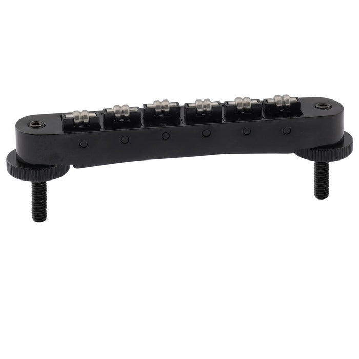 musiclily pro 10 4mm roller saddle bridge abr tune o matic bridge with m4 post for lp style electric guitar mx2617p