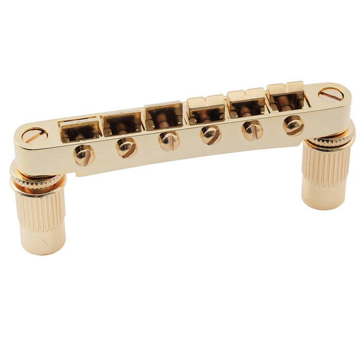 musiclily pro 52mm tune o matic bridge for epiphone lp sg style electric guitar mx2618p, gold