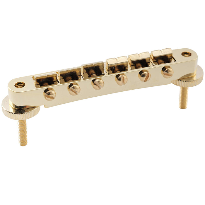 musiclily pro 52mm abr 1 tune o matic bridge for epiphone lp sg style electric guitar mx2619p, gold