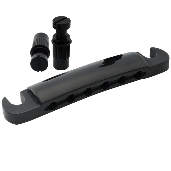 Part of musiclily pro 52 5mm string spacing 6 string stop tailpiece for epiphone lp sg style guitar mx2621p